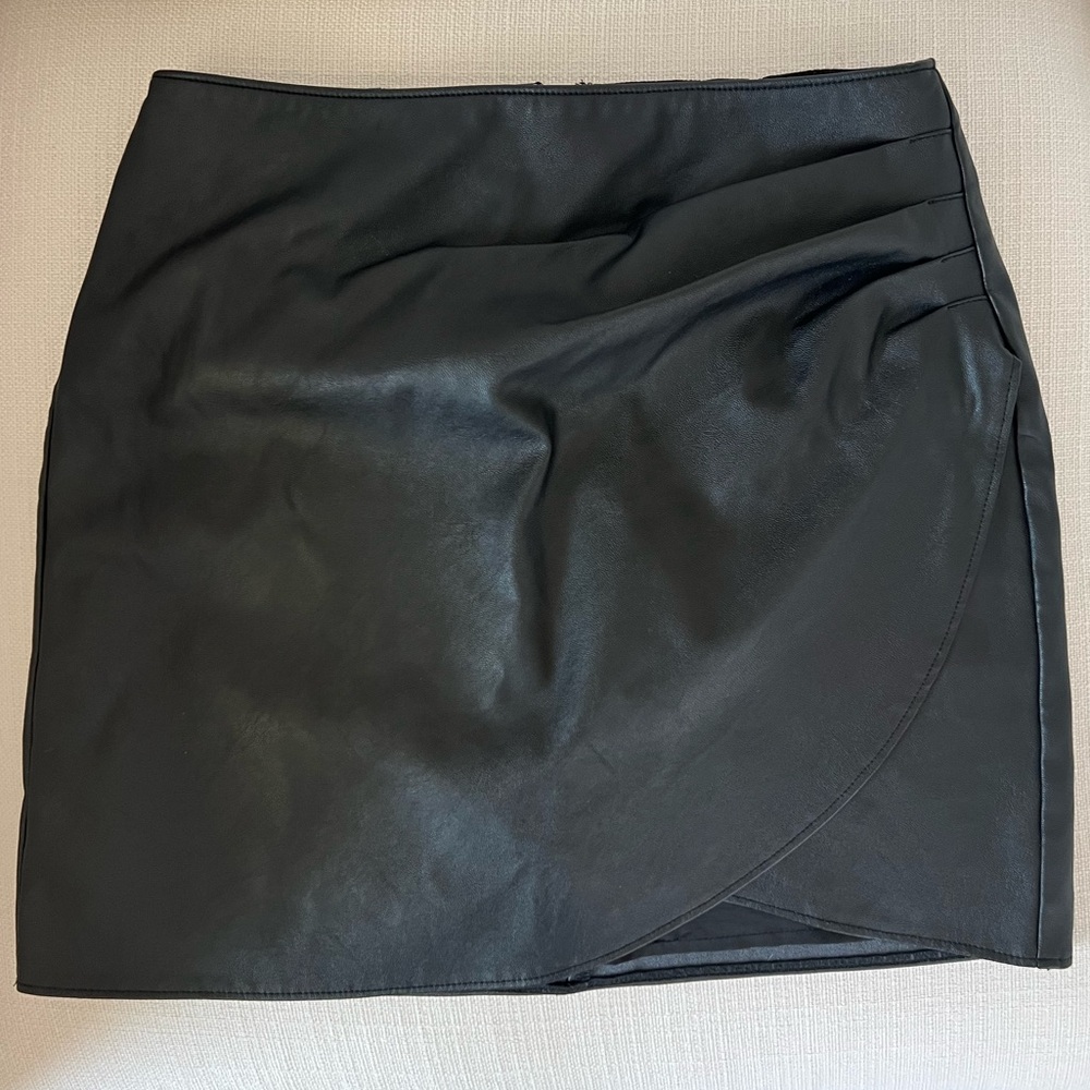 Abercrombie Faux Leather Skirt